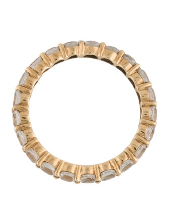 Ring 14K 2.52ctw Topaz Eternity Band