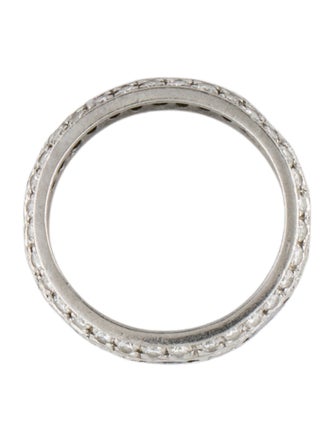 Ring Platinum 1.00ct Sapphire & Diamond Eternity Band