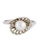 Ring 14K Pearl & Diamond Cocktail Ring