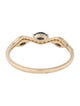Ring 14K Sapphire & Diamond Band