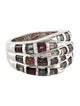 Ring 18K Spinel Multi-Color Wide Band