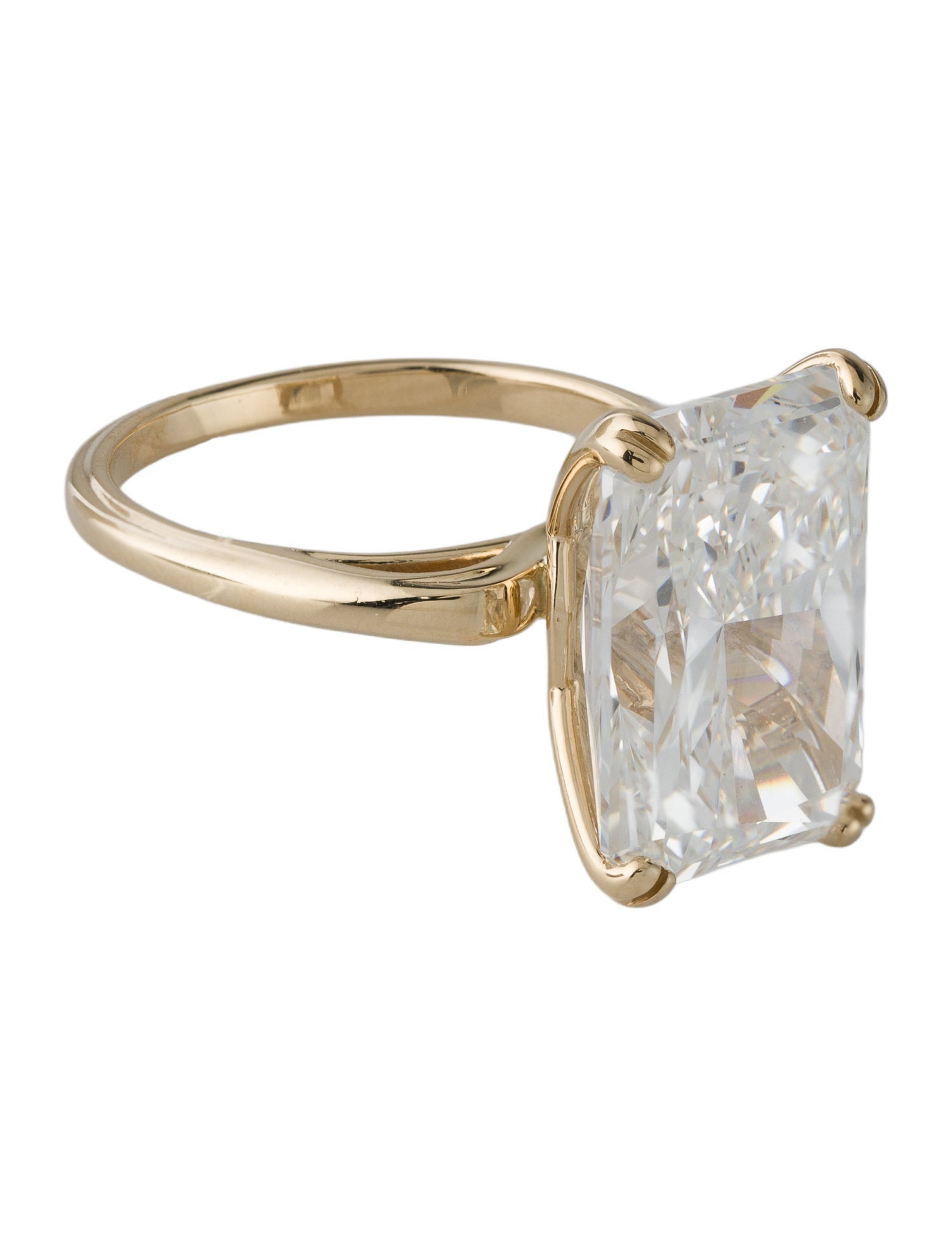 Ring 14K 10.01ct Lab-Grown Diamond Cocktail