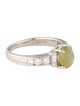 Ring Platinum 1.84ct Cat's Eye Chrysoberyl & Diamond Cocktail Ring