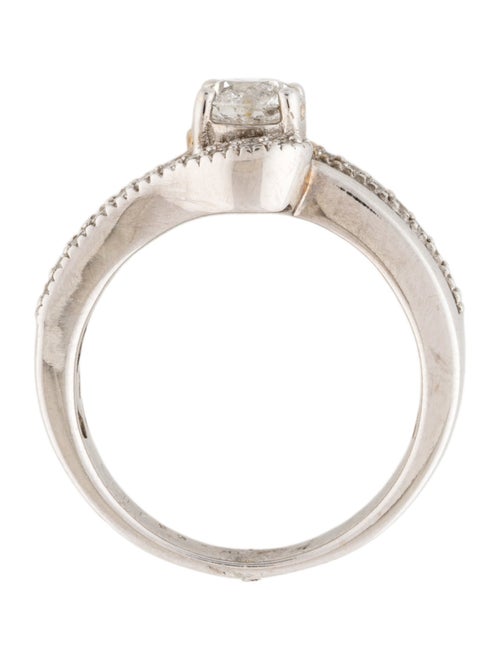 Ring 14K Diamond & Sapphire Cocktail Ring