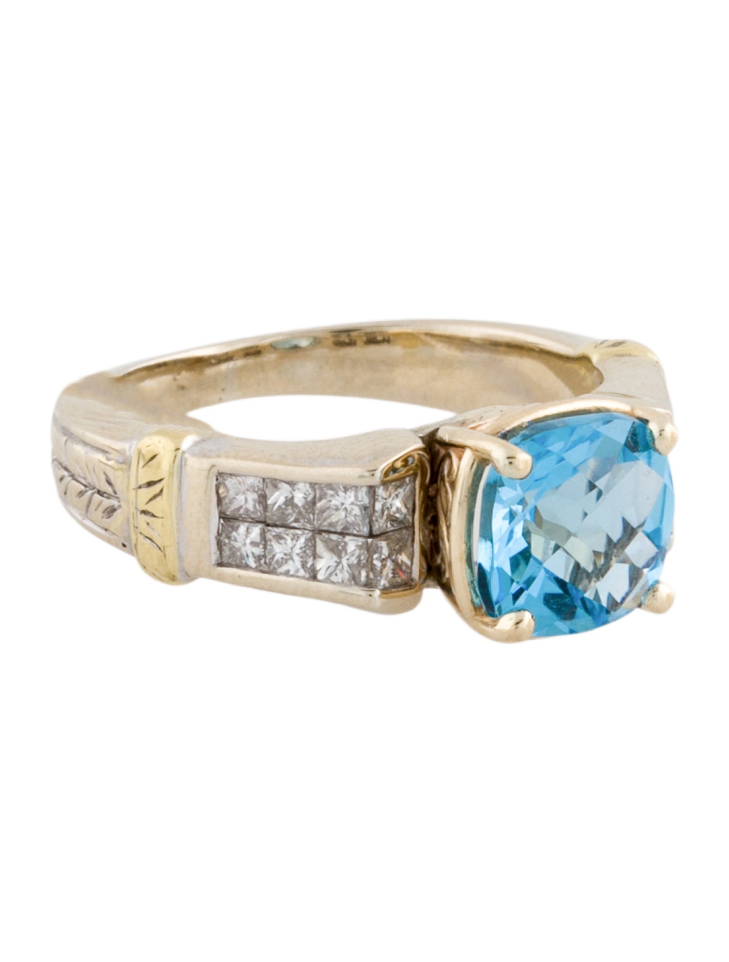 Ring Topaz & Diamond Cocktail