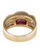 Ring 18K 1.29ctw Diamond & Ruby Cocktail Ring