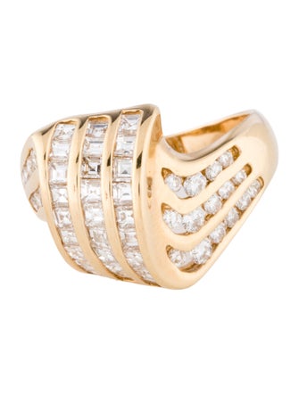 Ring 18K 1.51ctw Diamond Cocktail Ring