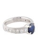 Ring Platinum 1.74ct Sapphire & Diamond Cocktail Ring