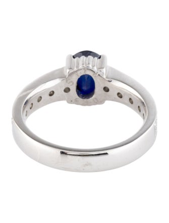 Ring Platinum 1.74ct Sapphire & Diamond Cocktail Ring