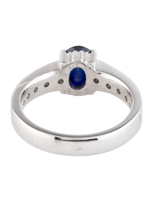 Ring Platinum 1.74ct Sapphire & Diamond Cocktail Ring