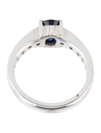 Ring Platinum 1.74ct Sapphire & Diamond Cocktail Ring