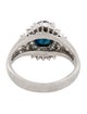Ring Platinum Sapphire & Diamond Engagement Ring