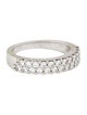 Ring 14K Diamond Double Row Band