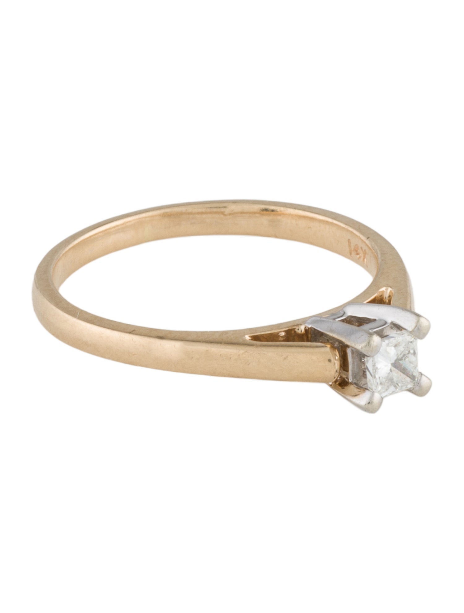 Ring 14K Diamond Solitaire Ring