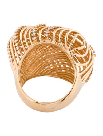 Ring 18K Diamond Cocktail Ring