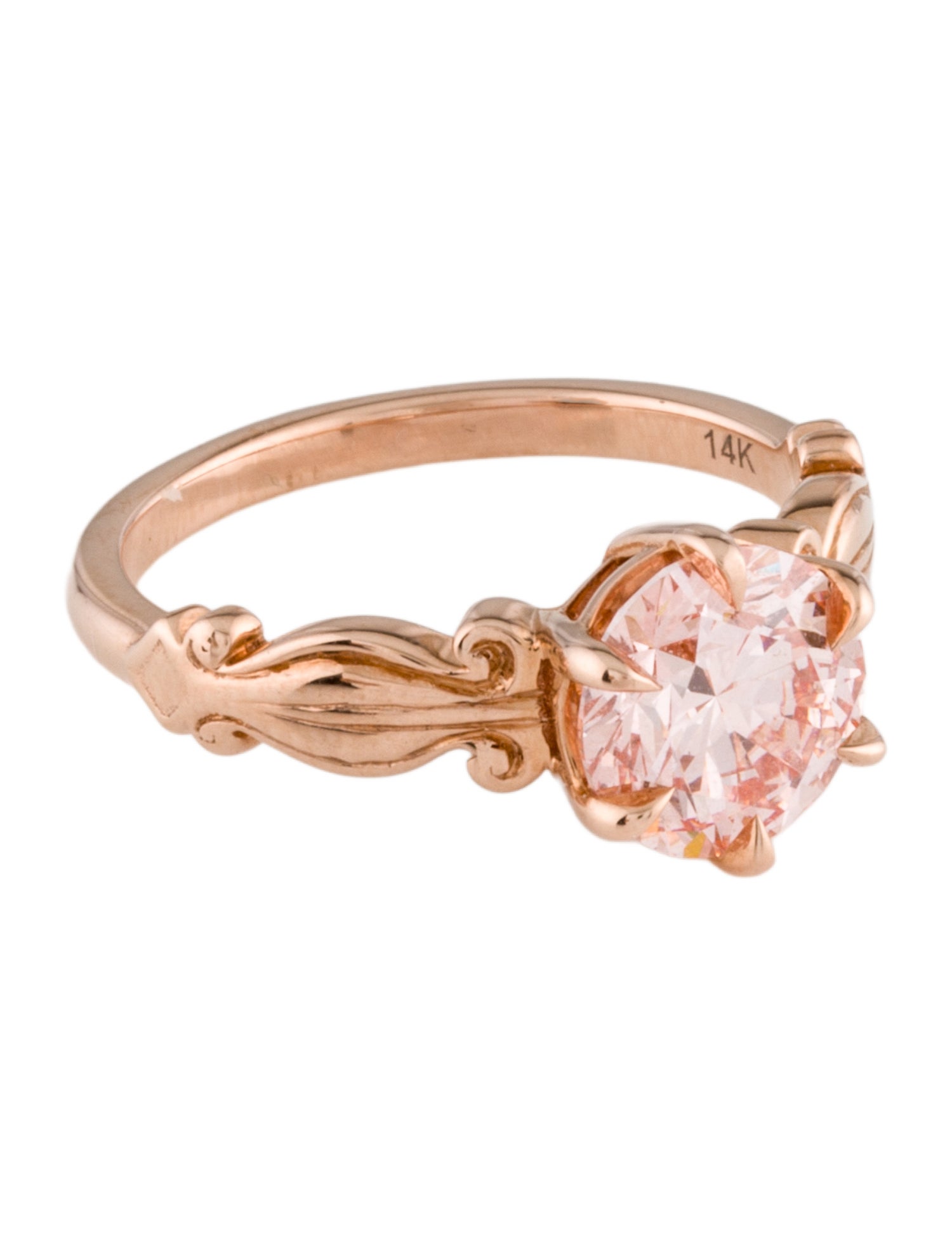 Ring 14K 1.55ct Lab-Grown Diamond Engagement