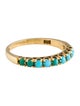 Ring 18K Turquoise Band Ring