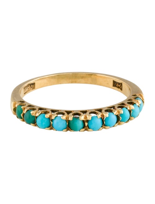 Ring 18K Turquoise Band Ring