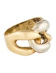 Ring 18K Two Tone Chain Link Ring
