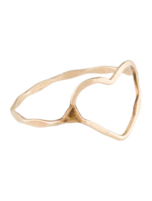 Ring 14K Open Heart Cocktail Ring