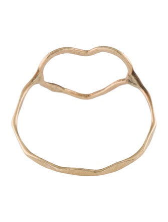 Ring 14K Open Heart Cocktail Ring