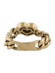 Ring 18K Diamond Heart Chain Ring