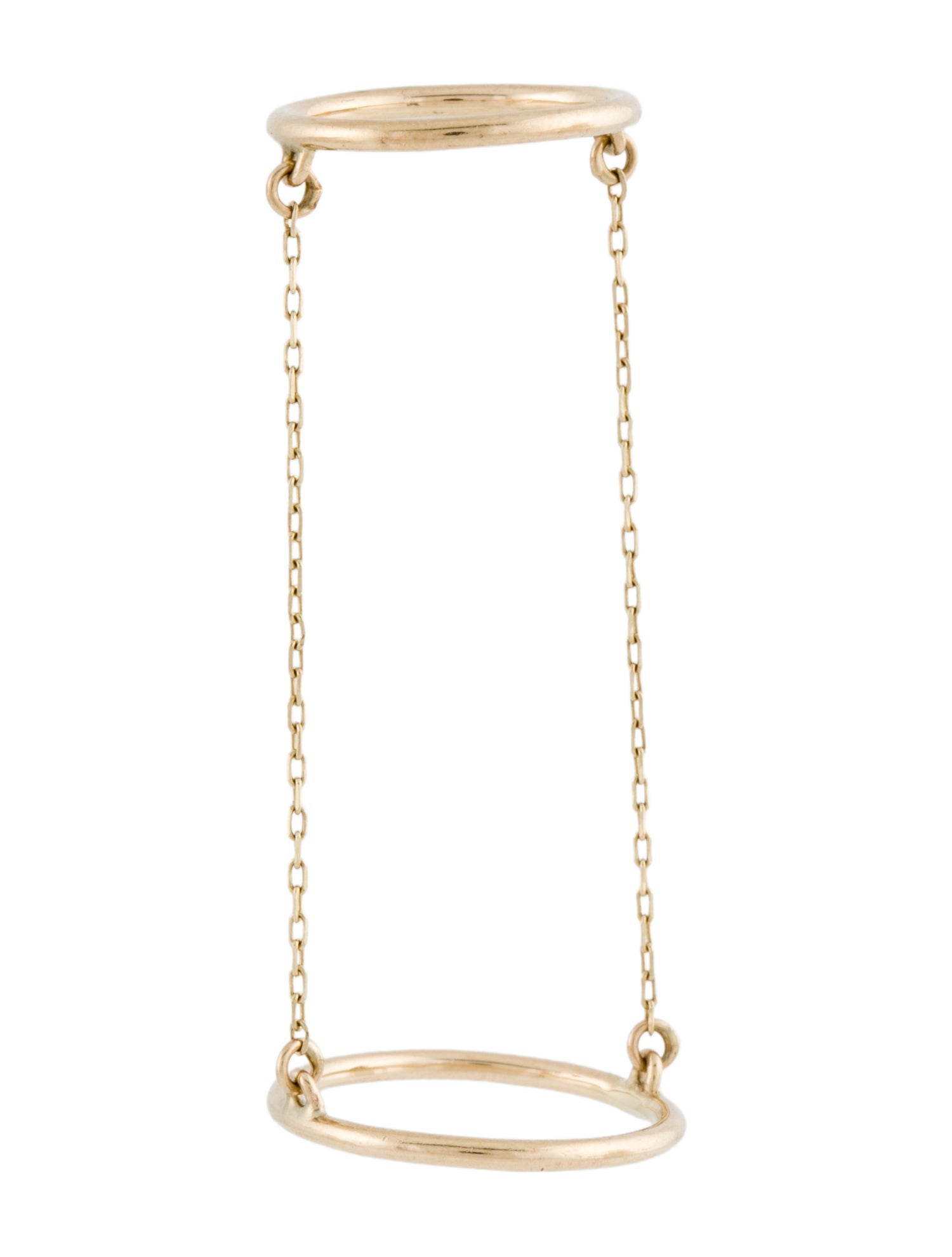 Ring 14K Chain Link Double Ring