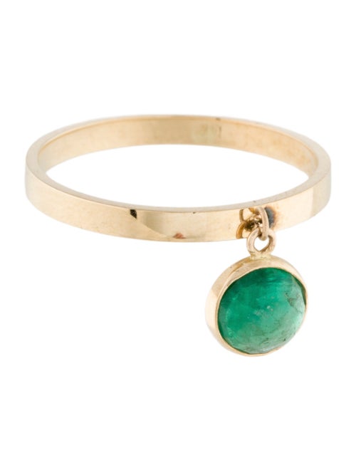 Ring 14K Emerald Cocktail Ring