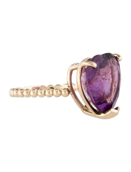 Ring 14K 8.20ct Amethyst Cocktail Ring