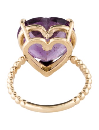 Ring 14K 8.20ct Amethyst Cocktail Ring