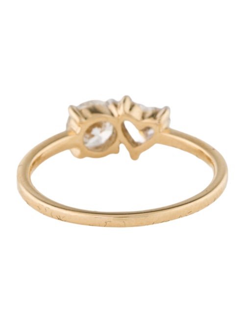 Ring 14K 1.02ct Lab-Grown Toi et Moi Cocktail Ring