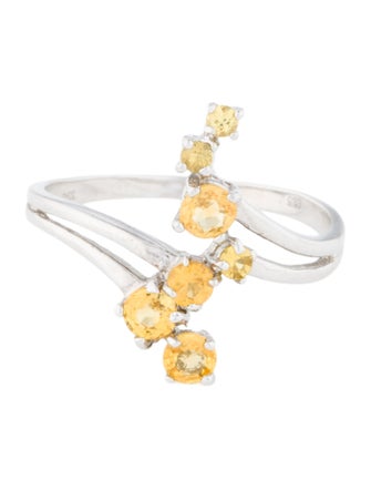 Ring 14K Sapphire Cocktail Ring