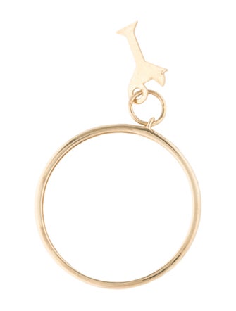 Ring 14K Martini Glass Charm Cocktail Ring