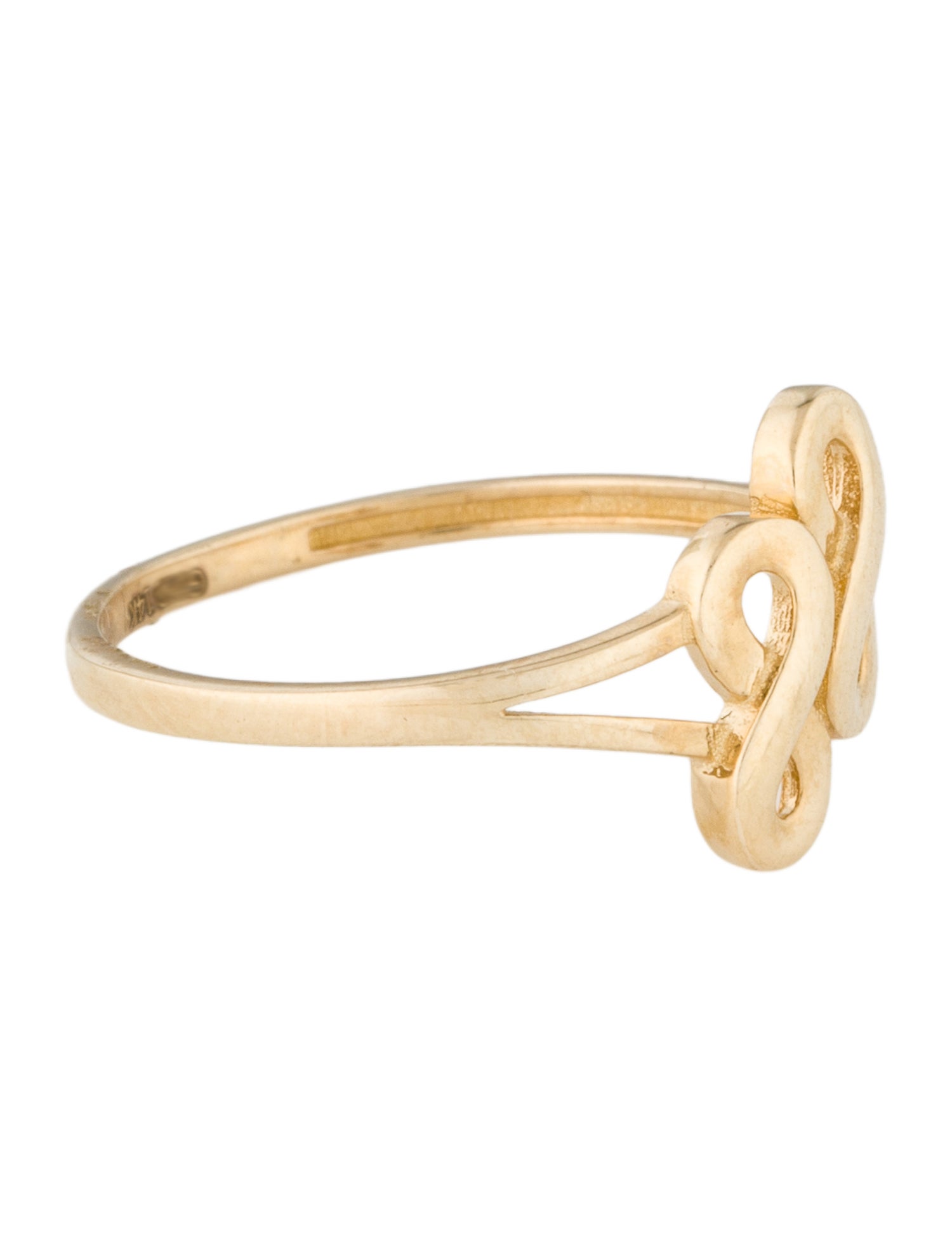 Ring 14K Double Infinity Cocktail Ring