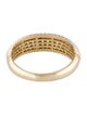 Ring 10K Two-Tone Croissant Band Ring