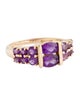 Ring 10K Amethyst Cocktail Ring