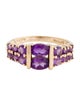 Ring 10K Amethyst Cocktail Ring
