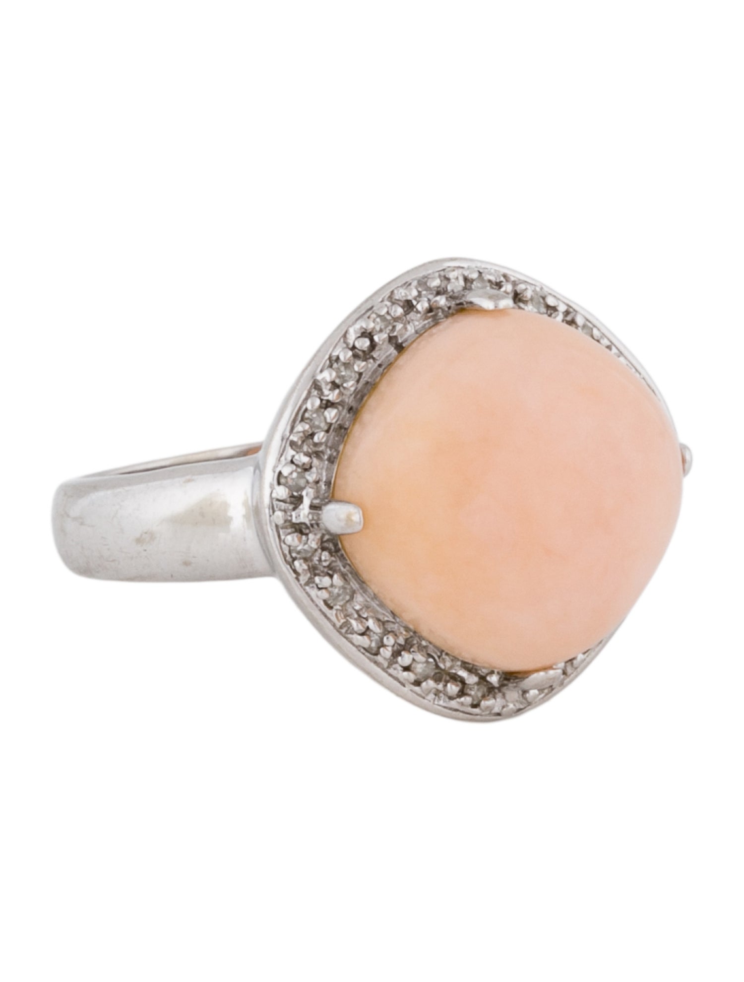 Ring 14K 6.35ctw Opal & Diamond Cocktail