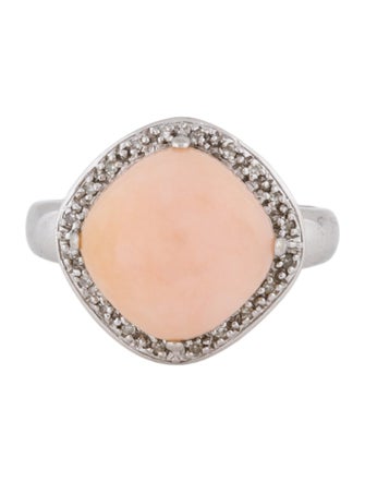 Ring 14K 6.35ctw Opal & Diamond Cocktail Ring
