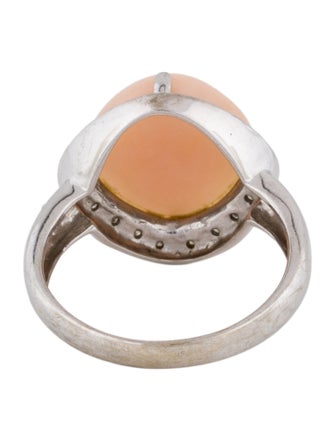 Ring 14K 6.35ctw Opal & Diamond Cocktail Ring