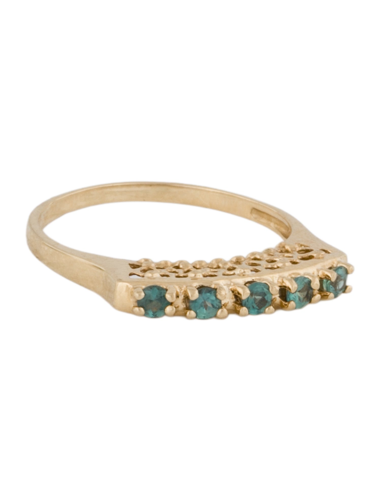 Ring 14K Alexandrite Filigree Coronet