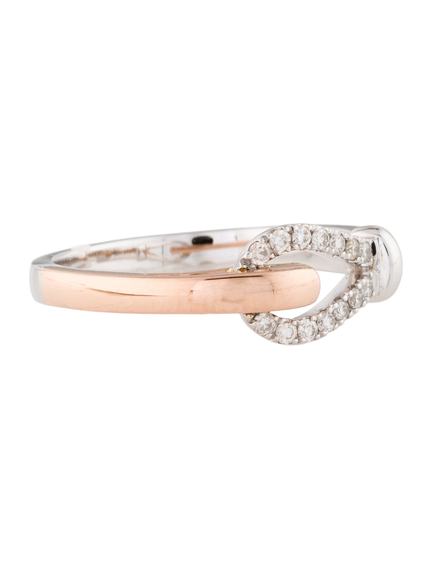 Ring 14K Diamond Loop Band