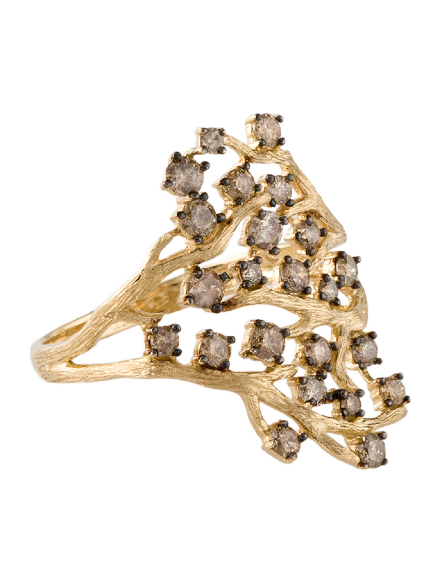 Ring 14K Diamond Cocktail Ring