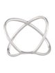 Ring 14K Diamond Cross-Over Cocktail Ring
