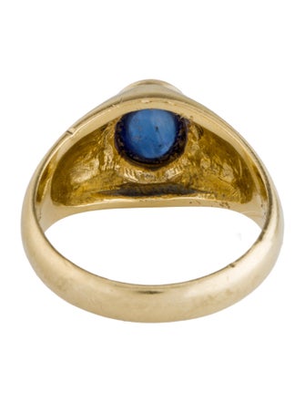 Ring 18K 1.45ct Sapphire Cocktail Ring