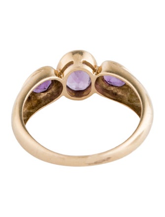 Ring 14K 1.16ctw Amethyst Cocktail Ring