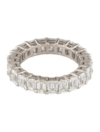 Ring Platinum 4.51ctw Diamond Eternity Ring