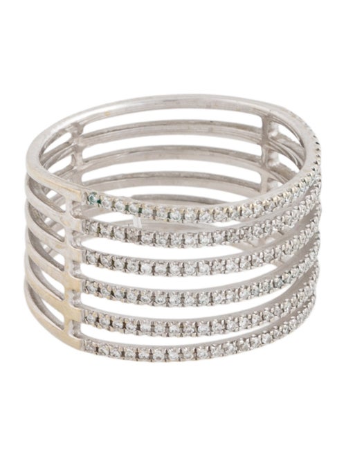 Ring 18K Diamond Six-Row Band Ring