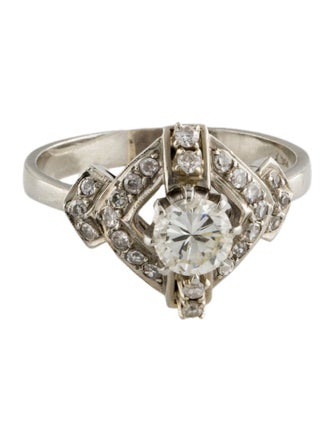 Ring 18K Diamond Cocktail Ring