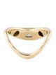 Ring 14K Diamond Wavy Band